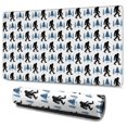 thumbnail image 1 of Long Mouse Pads for Desk,White Bigfoot and Pine Tree Pattern Desk Mats on Top Of Desks, Desk Mouse Pad Extra Large with 3mm Non-Slip Base and Stitched Edge for Gaming,Office,Work,Home 47.3"x23.6", 1 of 6