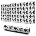 thumbnail image 1 of Long Mouse Pads for Desk,White Bigfoot and Tree Pattern Desk Mats on Top Of Desks, Desk Mouse Pad Extra Large with 3mm Non-Slip Base and Stitched Edge for Gaming,Office,Work,Home 31.5"x15.7", 1 of 6