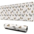 thumbnail image 1 of Long Mouse Pads for Desk,White Bigfoot and Tree Pattern Desk Mats on Top Of Desks, Desk Mouse Pad Extra Large with 3mm Non-Slip Base and Stitched Edge for Gaming,Office,Work,Home 31.5"x11.8", 1 of 6