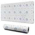 thumbnail image 1 of Long Mouse Pads for Desk,White Blue Sun Moon Cloud Star Pattern Desk Mats on Top Of Desks, Desk Mouse Pad Extra Large with 3mm Non-Slip Base and Stitched Edge for Gaming,Office,Work,Home 31.5"x15.7", 1 of 6