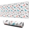 thumbnail image 1 of Long Mouse Pads for Desk,White Cartoon Dinosaurs Colorful Pattern Desk Mats on Top Of Desks, Desk Mouse Pad Extra Large with 3mm Non-Slip Base and Stitched Edge for Gaming,Office,Work,Home 31.5"x11.8", 1 of 6