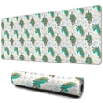 thumbnail image 1 of Long Mouse Pads for Desk,White Cartoon Unicorn Heart Star Pattern Desk Mats on Top Of Desks, Desk Mouse Pad Extra Large with 3mm Non-Slip Base and Stitched Edge for Gaming,Office,Work,Home 31.5"x11.8", 1 of 6