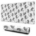 thumbnail image 1 of Long Mouse Pads for Desk,White Chicken Sketch Pattern Desk Mats on Top Of Desks, Desk Mouse Pad Extra Large with 3mm Non-Slip Base and Stitched Edge for Gaming,Office,Work,Home 31.5x15.7in, 1 of 5