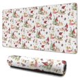 thumbnail image 1 of Long Mouse Pads for Desk,White Christmas Gnome Pattern Desk Mats on Top Of Desks, Desk Mouse Pad Extra Large with 3mm Non-Slip Base and Stitched Edge for Gaming,Office,Work,Home 31.5x15.7in, 1 of 5