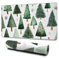 thumbnail image 1 of Long Mouse Pads for Desk,White Christmas Tree Pattern Desk Mats on Top Of Desks, Desk Mouse Pad Extra Large with 3mm Non-Slip Base and Stitched Edge for Gaming,Office,Work,Home 47.3x23.6in, 1 of 5