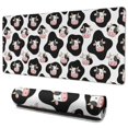 thumbnail image 1 of Long Mouse Pads for Desk,White Cow Black Spot Pattern (8) Desk Mats on Top Of Desks, Desk Mouse Pad Extra Large with 3mm Non-Slip Base and Stitched Edge for Gaming,Office,Work,Home 35.4"x15.7", 1 of 6