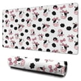 thumbnail image 1 of Long Mouse Pads for Desk,White Cow Bow Cloud Pattern Desk Mats on Top Of Desks, Desk Mouse Pad Extra Large with 3mm Non-Slip Base and Stitched Edge for Gaming,Office,Work,Home 31.5"x15.7", 1 of 6