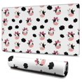 thumbnail image 1 of Long Mouse Pads for Desk,White Cow Bow Cloud Pattern Desk Mats on Top Of Desks, Desk Mouse Pad Extra Large with 3mm Non-Slip Base and Stitched Edge for Gaming,Office,Work,Home 47.3"x23.6", 1 of 6