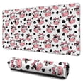 thumbnail image 1 of Long Mouse Pads for Desk,White Cow Bow Pattern Desk Mats on Top Of Desks, Desk Mouse Pad Extra Large with 3mm Non-Slip Base and Stitched Edge for Gaming,Office,Work,Home 31.5"x15.7", 1 of 6