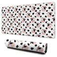thumbnail image 1 of Long Mouse Pads for Desk,White Cow Bow Pattern Desk Mats on Top Of Desks, Desk Mouse Pad Extra Large with 3mm Non-Slip Base and Stitched Edge for Gaming,Office,Work,Home 31.5"x15.7", 1 of 6