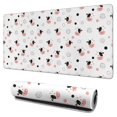 thumbnail image 1 of Long Mouse Pads for Desk,White Cow Cow Head Pattern Desk Mats on Top Of Desks, Desk Mouse Pad Extra Large with 3mm Non-Slip Base and Stitched Edge for Gaming,Office,Work,Home 31.5"x15.7", 1 of 6