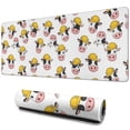 thumbnail image 1 of Long Mouse Pads for Desk,White Cow Engineer Pattern Desk Mats on Top Of Desks, Desk Mouse Pad Extra Large with 3mm Non-Slip Base and Stitched Edge for Gaming,Office,Work,Home 31.5"x11.8", 1 of 6