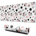 thumbnail image 1 of Long Mouse Pads for Desk,White Cow Geometric Pattern Desk Mats on Top Of Desks, Desk Mouse Pad Extra Large with 3mm Non-Slip Base and Stitched Edge for Gaming,Office,Work,Home 31.5"x11.8", 1 of 6