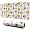 thumbnail image 1 of Long Mouse Pads for Desk,White Cow Head Hat Pattern Desk Mats on Top Of Desks, Desk Mouse Pad Extra Large with 3mm Non-Slip Base and Stitched Edge for Gaming,Office,Work,Home 35.4"x15.7", 1 of 6