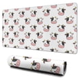 thumbnail image 1 of Long Mouse Pads for Desk,White Cow Head Pattern Desk Mats on Top Of Desks, Desk Mouse Pad Extra Large with 3mm Non-Slip Base and Stitched Edge for Gaming,Office,Work,Home 31.5"x15.7", 1 of 6