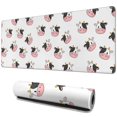 thumbnail image 1 of Long Mouse Pads for Desk,White Cow Head Pattern Desk Mats on Top Of Desks, Desk Mouse Pad Extra Large with 3mm Non-Slip Base and Stitched Edge for Gaming,Office,Work,Home 31.5"x11.8", 1 of 6