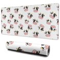 thumbnail image 1 of Long Mouse Pads for Desk,White Cow Head Pattern Desk Mats on Top Of Desks, Desk Mouse Pad Extra Large with 3mm Non-Slip Base and Stitched Edge for Gaming,Office,Work,Home 35.4"x15.7", 1 of 6