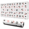 thumbnail image 1 of Long Mouse Pads for Desk,White Cow Heart Pattern Desk Mats on Top Of Desks, Desk Mouse Pad Extra Large with 3mm Non-Slip Base and Stitched Edge for Gaming,Office,Work,Home 35.4"x15.7", 1 of 6
