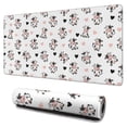 thumbnail image 1 of Long Mouse Pads for Desk,White Cow Heart Pattern Desk Mats on Top Of Desks, Desk Mouse Pad Extra Large with 3mm Non-Slip Base and Stitched Edge for Gaming,Office,Work,Home 31.5"x15.7", 1 of 6