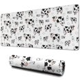 thumbnail image 1 of Long Mouse Pads for Desk,White Cow Milk Cow Pattern Desk Mats on Top Of Desks, Desk Mouse Pad Extra Large with 3mm Non-Slip Base and Stitched Edge for Gaming,Office,Work,Home 31.5"x11.8", 1 of 6