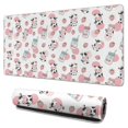 thumbnail image 1 of Long Mouse Pads for Desk,White Cow Milk Strawberry Pattern Desk Mats on Top Of Desks, Desk Mouse Pad Extra Large with 3mm Non-Slip Base and Stitched Edge for Gaming,Office,Work,Home 31.5"x15.7", 1 of 6