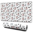 thumbnail image 1 of Long Mouse Pads for Desk,White Cow Moo Milk Pattern Desk Mats on Top Of Desks, Desk Mouse Pad Extra Large with 3mm Non-Slip Base and Stitched Edge for Gaming,Office,Work,Home 47.3"x23.6", 1 of 6