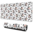 thumbnail image 1 of Long Mouse Pads for Desk,White Cow Moo Pattern Desk Mats on Top Of Desks, Desk Mouse Pad Extra Large with 3mm Non-Slip Base and Stitched Edge for Gaming,Office,Work,Home 35.4"x15.7", 1 of 6