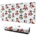 thumbnail image 1 of Long Mouse Pads for Desk,White Cow Scarf Bow Pattern Desk Mats on Top Of Desks, Desk Mouse Pad Extra Large with 3mm Non-Slip Base and Stitched Edge for Gaming,Office,Work,Home 35.4"x15.7", 1 of 6