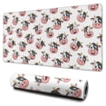 thumbnail image 1 of Long Mouse Pads for Desk,White Cow Smile Pattern Desk Mats on Top Of Desks, Desk Mouse Pad Extra Large with 3mm Non-Slip Base and Stitched Edge for Gaming,Office,Work,Home 31.5"x15.7", 1 of 6