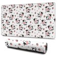 thumbnail image 1 of Long Mouse Pads for Desk,White Cow Strawberry Heart Pattern Desk Mats on Top Of Desks, Desk Mouse Pad Extra Large with 3mm Non-Slip Base and Stitched Edge for Gaming,Office,Work,Home 47.3"x23.6", 1 of 6