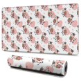 thumbnail image 1 of Long Mouse Pads for Desk,White Cow Strawberry Pattern Desk Mats on Top Of Desks, Desk Mouse Pad Extra Large with 3mm Non-Slip Base and Stitched Edge for Gaming,Office,Work,Home 47.3"x23.6", 1 of 6