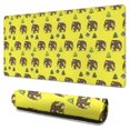 thumbnail image 1 of Long Mouse Pads for Desk,Yellow Bigfoot and Tree Pattern Desk Mats on Top Of Desks, Desk Mouse Pad Extra Large with 3mm Non-Slip Base and Stitched Edge for Gaming,Office,Work,Home 31.5"x15.7", 1 of 6