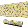 thumbnail image 1 of Long Mouse Pads for Desk,Yellow Cartoon Unicorn Rainbow Cloud Star Desk Mats on Top Of Desks, Desk Mouse Pad Extra Large with 3mm Non-Slip Base and Stitched Edge for Gaming,Work,Home 31.5"x11.8", 1 of 5