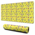 thumbnail image 1 of Long Mouse Pads for Desk,Yellow Cartoon Unicorn Rainbow Heart Desk Mats on Top Of Desks, Desk Mouse Pad Extra Large with 3mm Non-Slip Base and Stitched Edge for Gaming,Work,Home 31.5"x15.7", 1 of 5