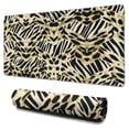 thumbnail image 1 of Long Mouse Pads for Desk,Zebra and Leopard Print Pattern Desk Mats on Top Of Desks, Desk Mouse Pad Extra Large with 3mm Non-Slip Base and Stitched Edge for Gaming,Office,Work,Home 31.5"x15.7", 1 of 6