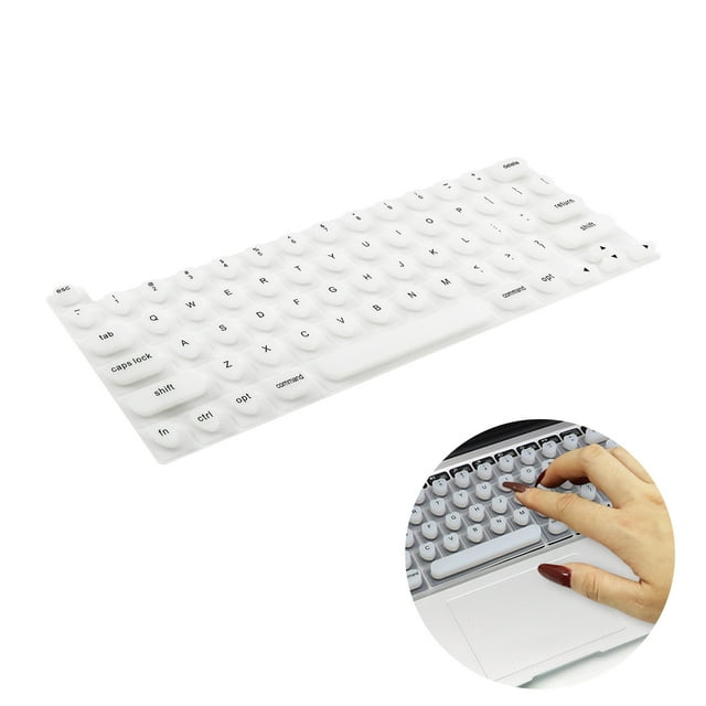 Long Nail Keyboard Cover Skin for MacBook Pro 13”,MacBook Air 15”,MacBook Pro 14”,MacBook Pro 16”,MacBook Pro 13” +15”,Silicone Raised Keyboard Protective Cover for Nail Art