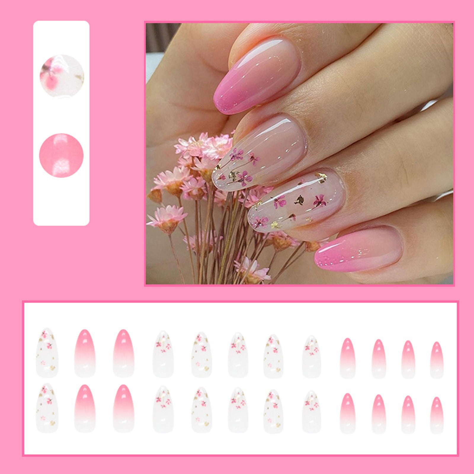 Long Nails Tips Straight Coffin Clear Seal Acrylic Nail Tips with Glue And Gel X Nail Tips Short Coffin Acrylic Nails Already Painted Small Nail Coffin Tips Half Cover Short Full Nails Acrylic Tips
