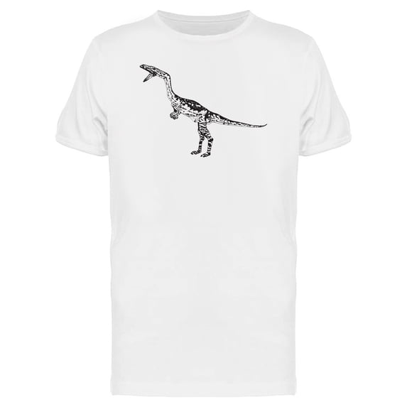 Long Neck Dinosaur B&W Tee Men's -Image by Shutterstock