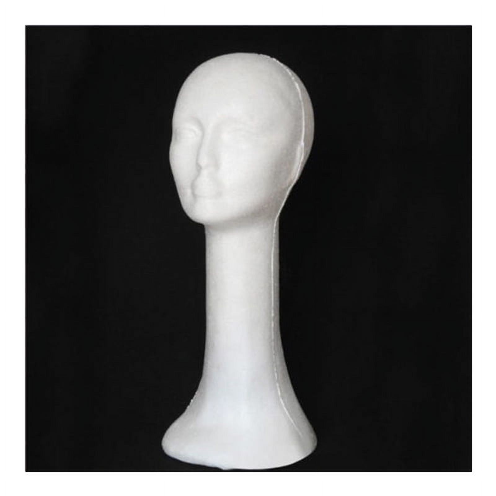 Long Neck Foam Head Model Female Statue Mannequin Wig Stand Model