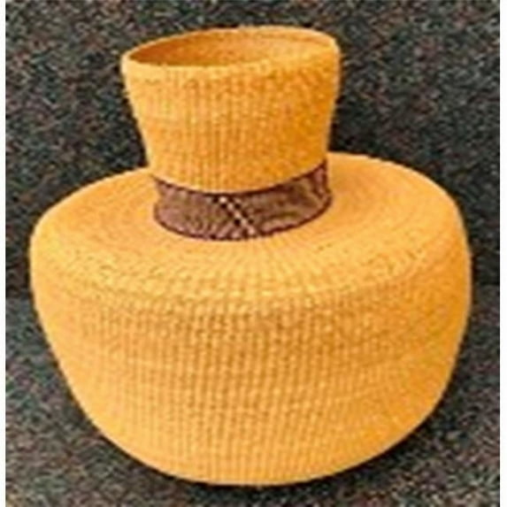 Long Neck Neck Design Flower Pot, Natural