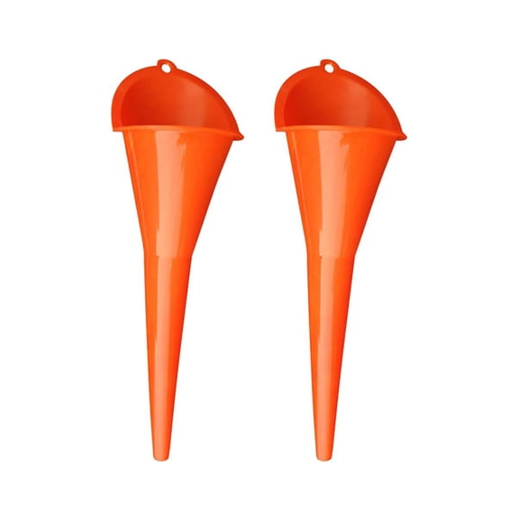 Long Neck Oil Funnels, Multi-Purpose Spill Saver Funnel, Plastic Funnel for Filling Automotive Oils Lubricants Engine Oils Water Diesel Fuel Kerosene and Other Liquids