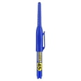 thumbnail image 1 of Long Nib Deep Hole Marker Pen, 1.77-Inch Extra Length Tip for Precise Marking, Refillable Waterproof Construction Marker, Carpenter Pen for Woodworking Plumbing, 6.06-Inch , A Blue Long-Tipped Marker, 1 of 9