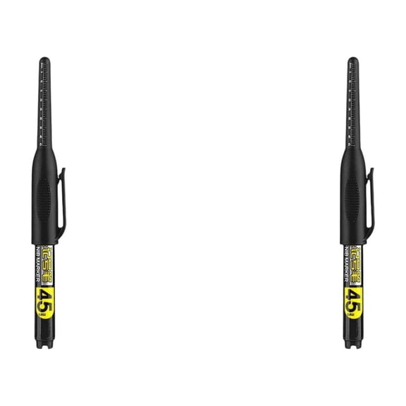 Long Nib Marker Pen - 45mm Extra Length Tip - Deep Hole Marking Pen for Hard to Reach Areas - Industrial Marking Tool - 1 Piece