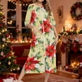 thumbnail image 1 of Long Nightgowns for Women Short Sleeve Sleepshirt Button Sleep Dress with Pockets Yellow M, 1 of 7