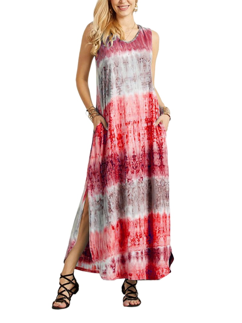 Long Nightgowns for Women Sleeveless Loose Sleepwear Dress Pockets Casual  Pajama Dress Loungewear Maxi Night Dress - Walmart.com