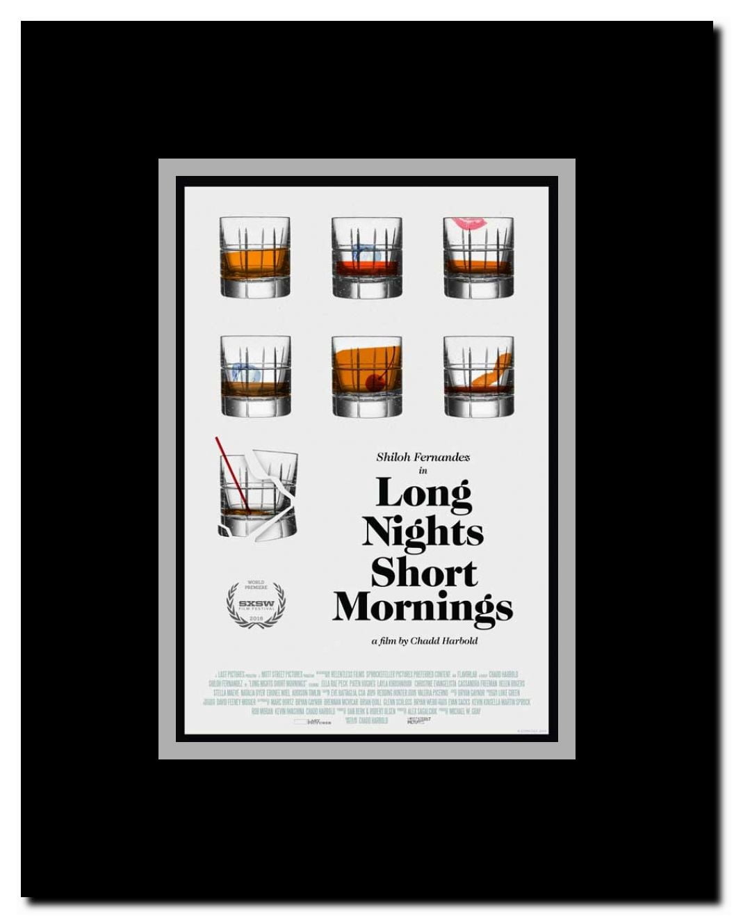 Long Nights Short Mornings Framed Movie Poster
