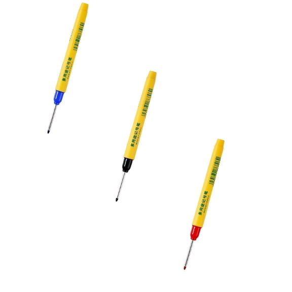 Long Nose Marker 33mm Tip Woodworking Marking Tool for Industrial Construction Metal Deep Hole Pen