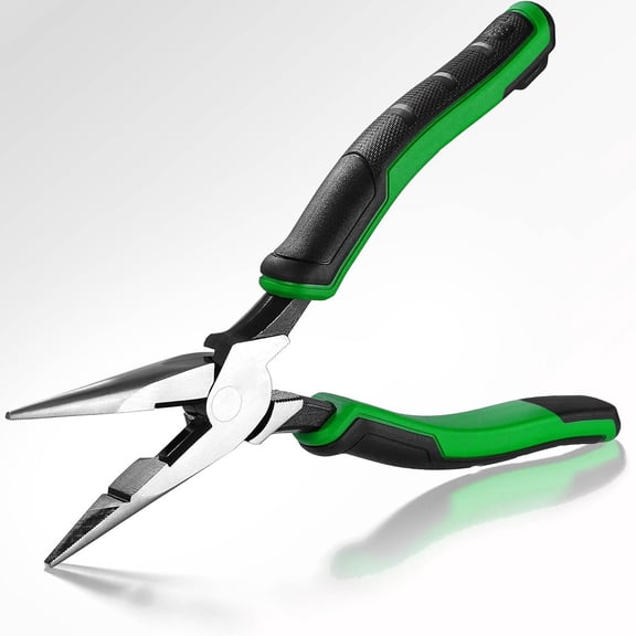 Long Nose Pliers, Needle Nose Pliers, High Carbon Steel, Ergonomic Anti-slip Handle for Comfortable Grip