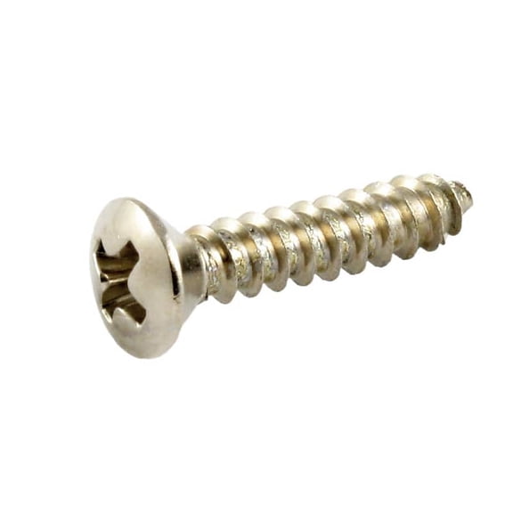 Long Pickguard Screws, #4 x 5/8" (20), Phillips Head, NICKEL