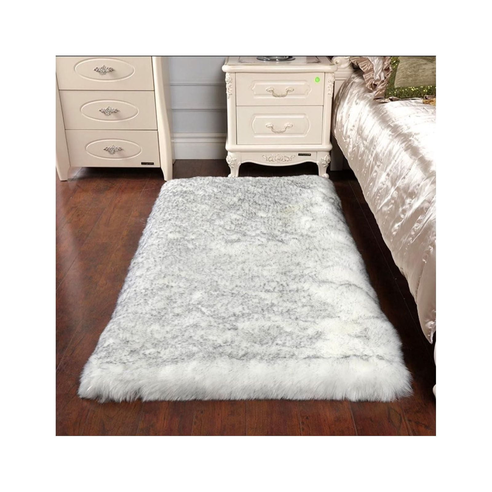 Long Pile Carpet Fluffy Rugs, Extra Soft Cozy Artificial Sheepskin